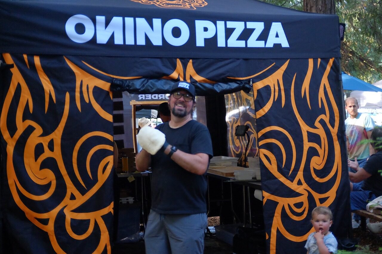 The Onino tent at the market